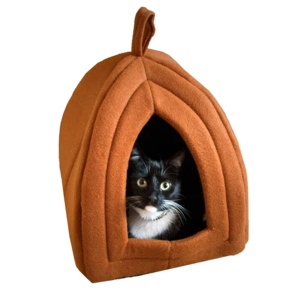 PETMAKER Cat House for Small Animals, Brown